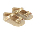 Gold Glitter 'Maxine' Baby Shoes