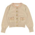 Gold Glitter Sand 'Nicolette' Cardigan