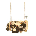 Gold Sequin "Rabaneda" Handbag
