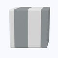 Gray & White Cabana Stripe Napkins