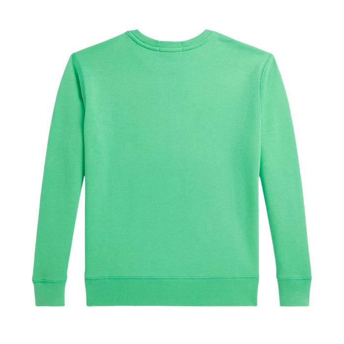 Green Embroidered Logo Sweatshirt