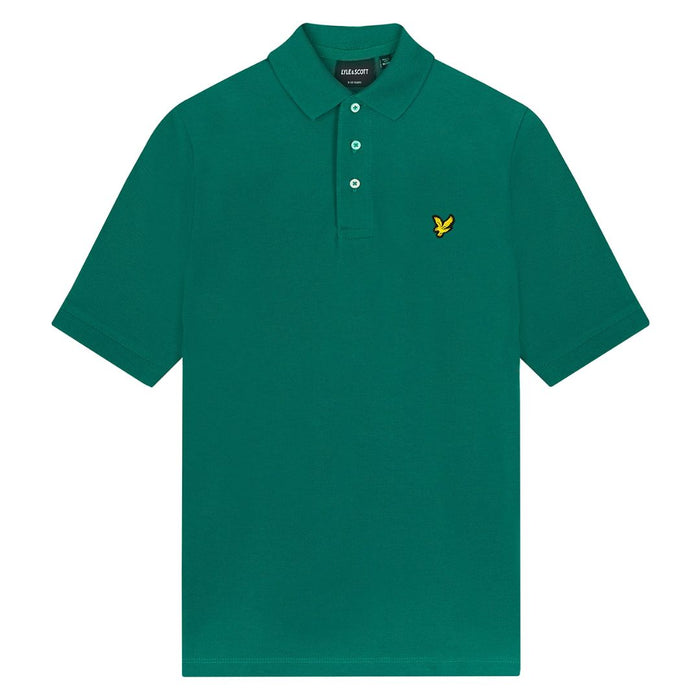Green Logo Polo Top