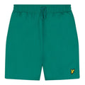 Green Logo Swim Shorts