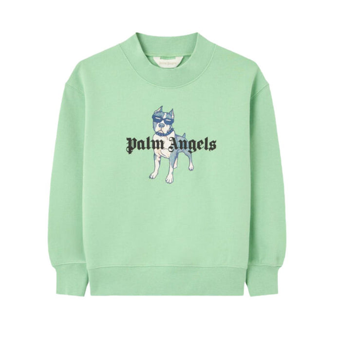 Green Palm Dog Sweat Top