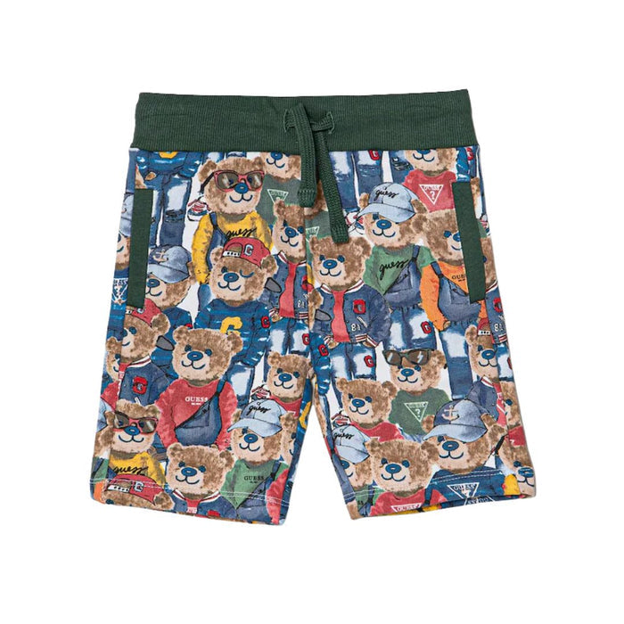 Green Teddy Tribe Shorts Set