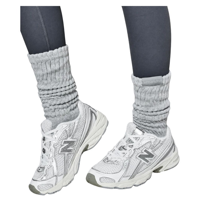 Grey Slouch Socks