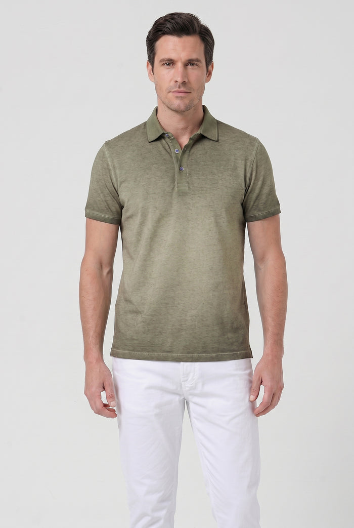 Hampton Polo Faded - Willow