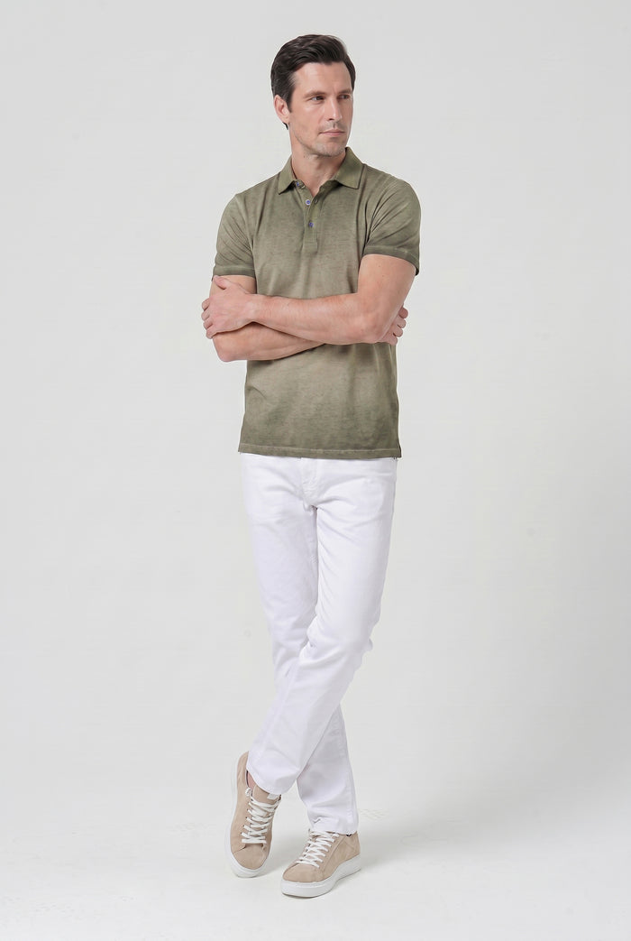 Hampton Polo Faded - Willow