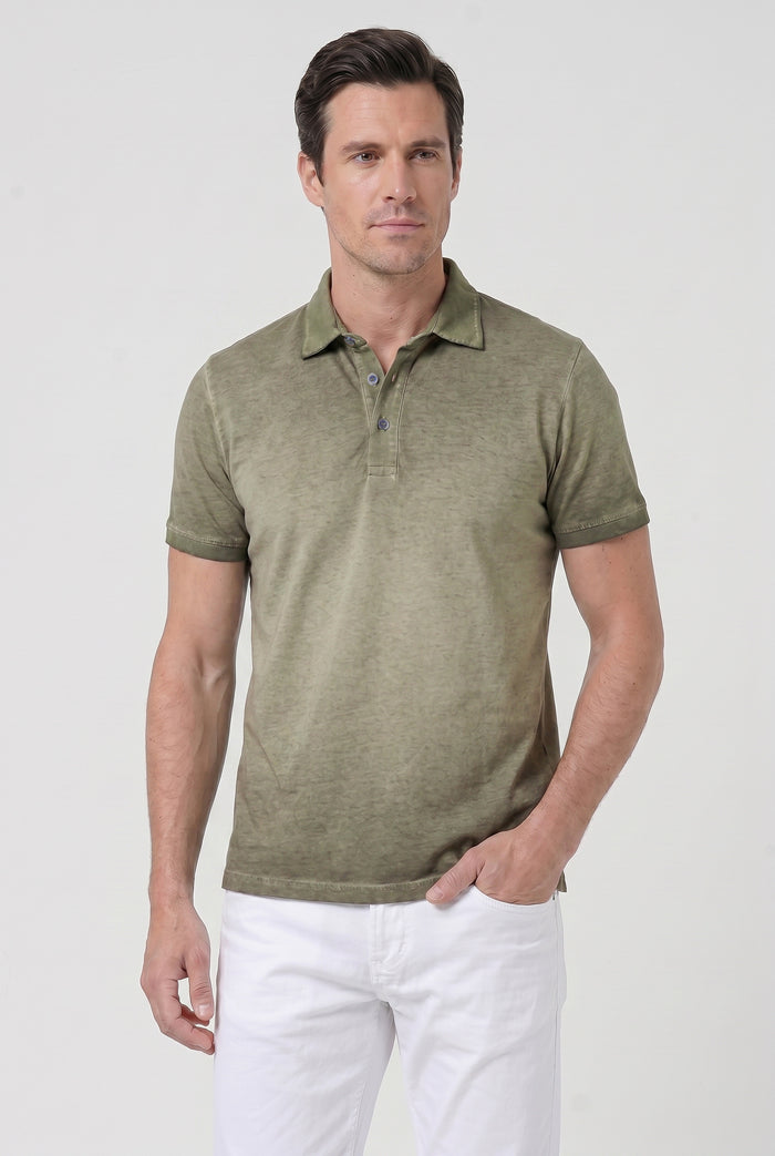Hampton Polo Faded - Willow