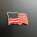 Hand Drawn United States Flag - Wooden Magnet (Printed)