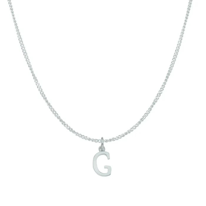 G / white gold curb chain 16 inches (41 cm)