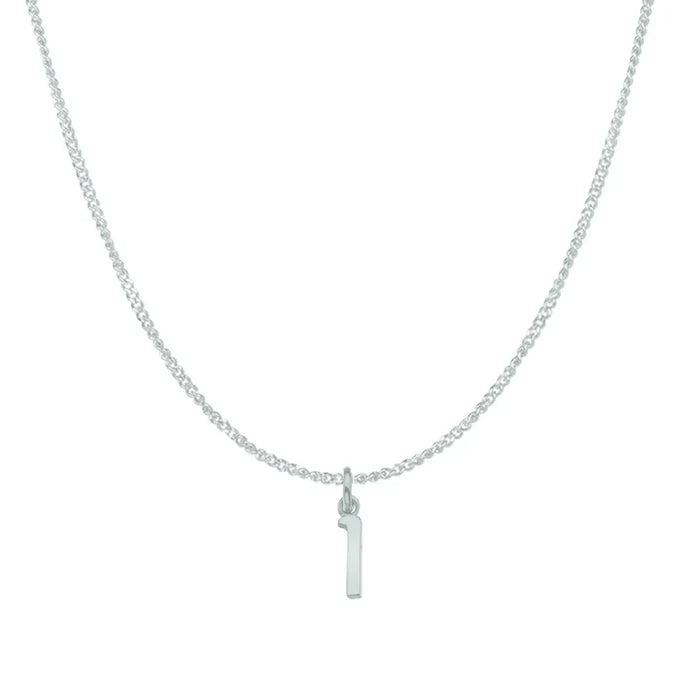 I / white gold curb chain 16 inches (41 cm)