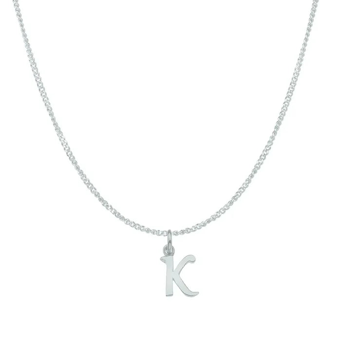 K / white gold curb chain 16 inches (41 cm)