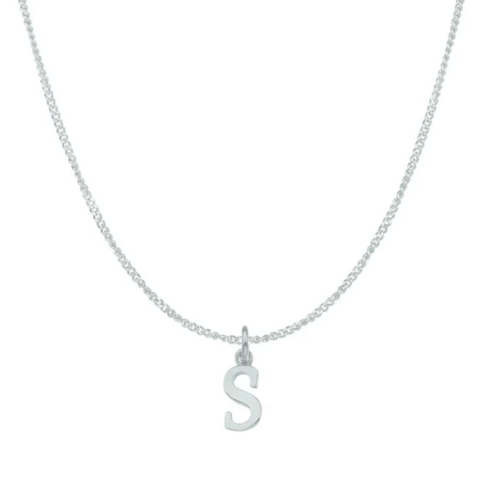 S / white gold curb chain 16 inches (41 cm)
