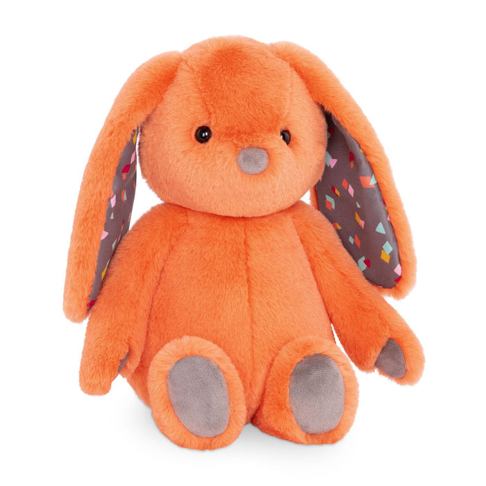Orange plush bunny.