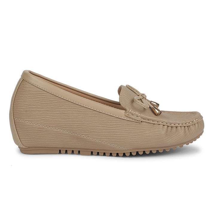 Healers Beige Casual Flat Ballerina For Women Zq Fdbl 18 By Liberty