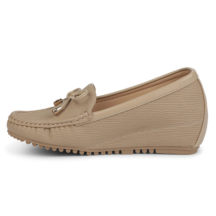 Healers Beige Casual Flat Ballerina For Women Zq Fdbl 18 By Liberty