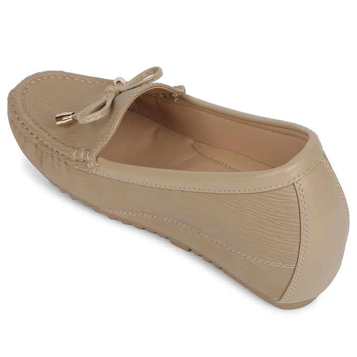 Healers Beige Casual Flat Ballerina For Women Zq Fdbl 18 By Liberty