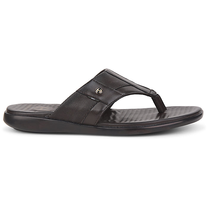Healers Brown Casual Slipper For Men SOFTER-2 By Liberty