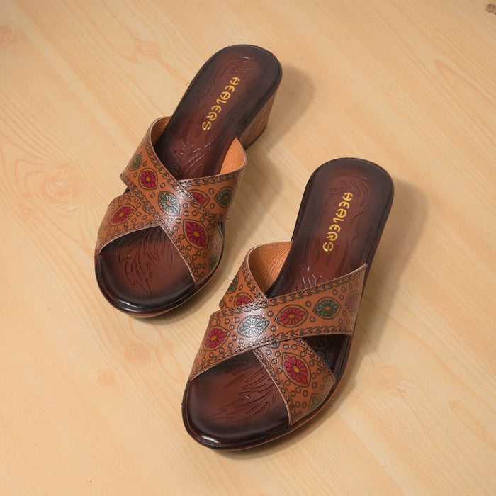 Healers By Liberty Women TLO-6 Tan Fashion Slippers