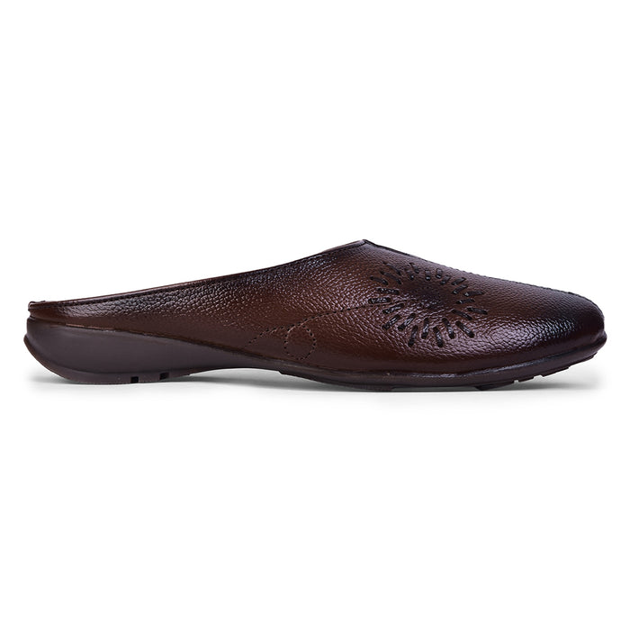 Healers Fashion Brown Mule Sandal For Women T840-05 By Liberty
