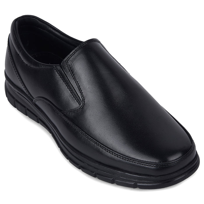 Healers Hml 90E Black Formal Non Lacing Mocassin Shoes For Men By Liberty