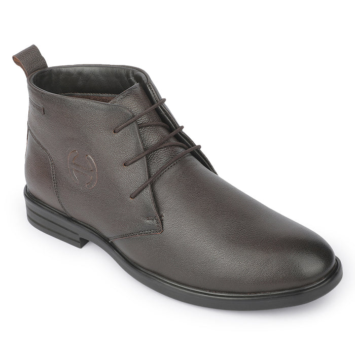 Healers JJL-23 Brown Casual Lacing Boots for Men by Liberty