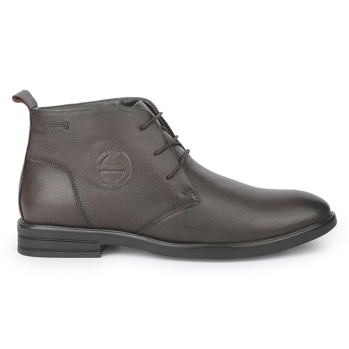 Healers JJL-23 Brown Casual Lacing Boots for Men by Liberty