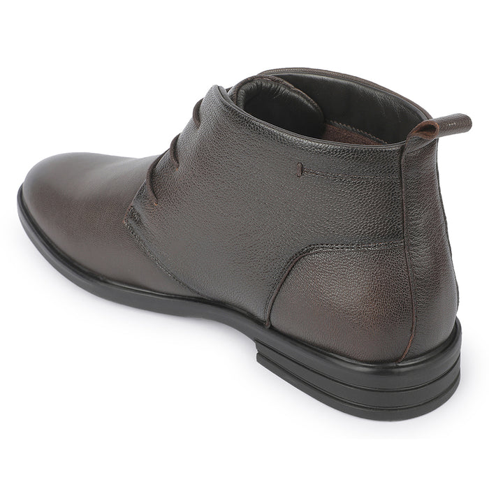 Healers JJL-23 Brown Casual Lacing Boots for Men by Liberty