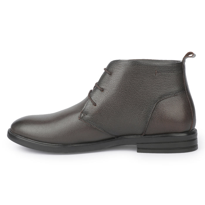 Healers JJL-23 Brown Casual Lacing Boots for Men by Liberty