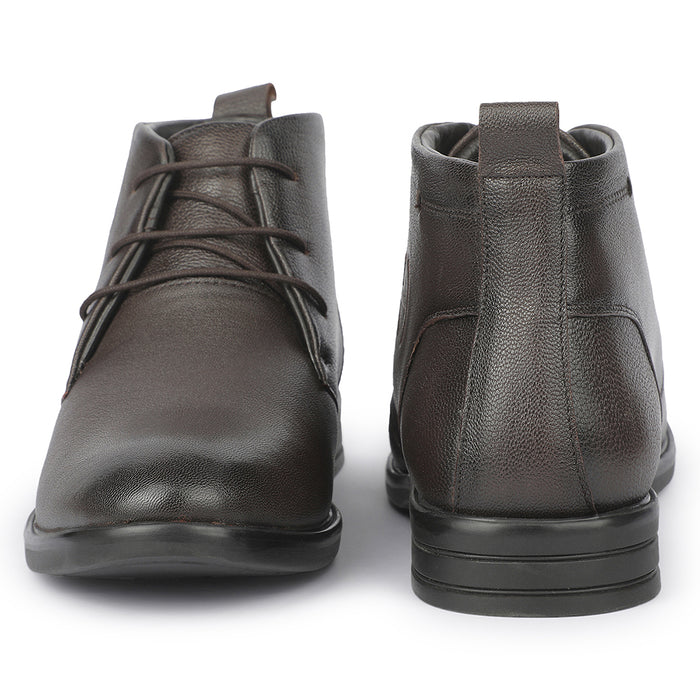 Healers JJL-23 Brown Casual Lacing Boots for Men by Liberty