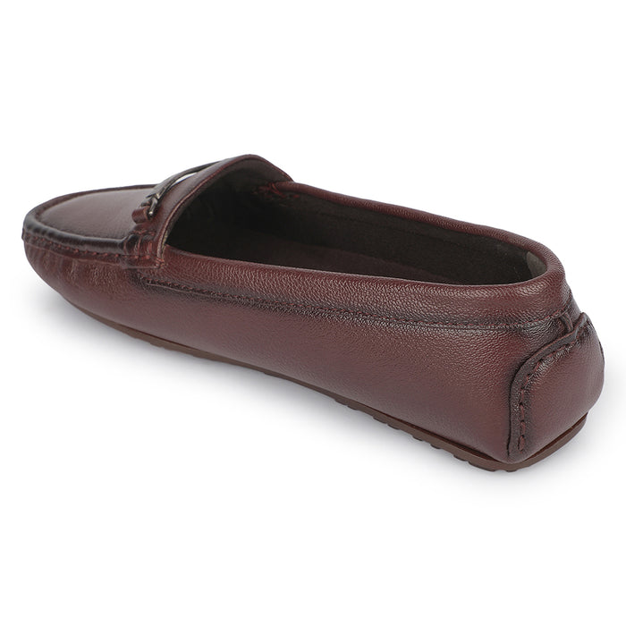 Healers JJL-26 Cherry Casual Slip on Ballerina Shoes for Women by Liberty