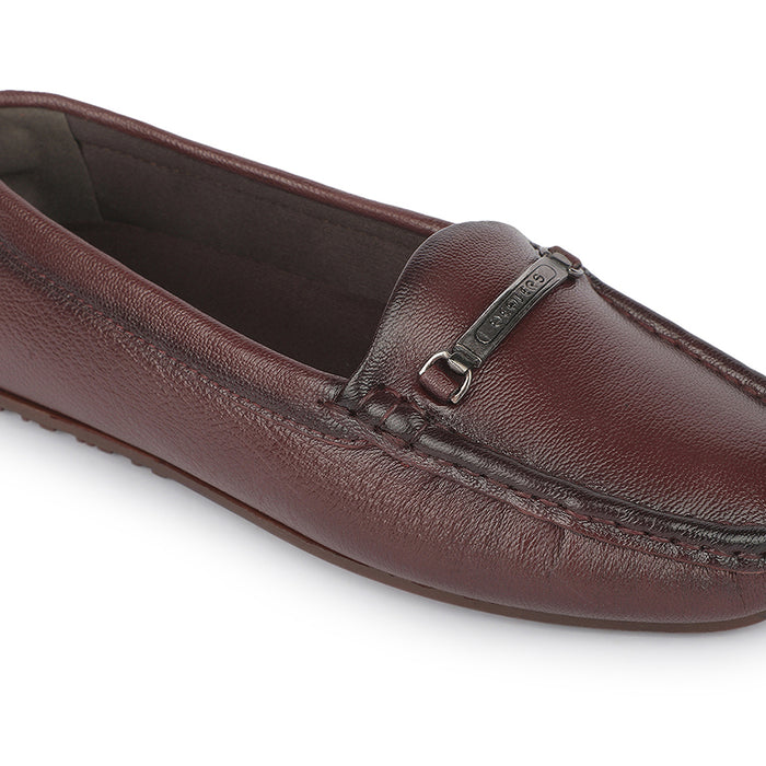 Healers JJL-26 Cherry Casual Slip on Ballerina Shoes for Women by Liberty