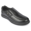Healers JJL-29 Black Formal Non Lacing Mocassin Shoes for Men by Liberty