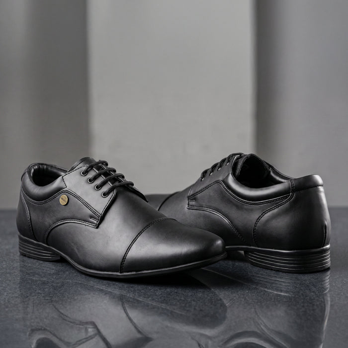 Healers STRMO59E Black Formal Lacing Oxford Shoes for Men by Liberty