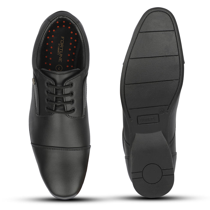 Healers STRMO59E Black Formal Lacing Oxford Shoes for Men by Liberty