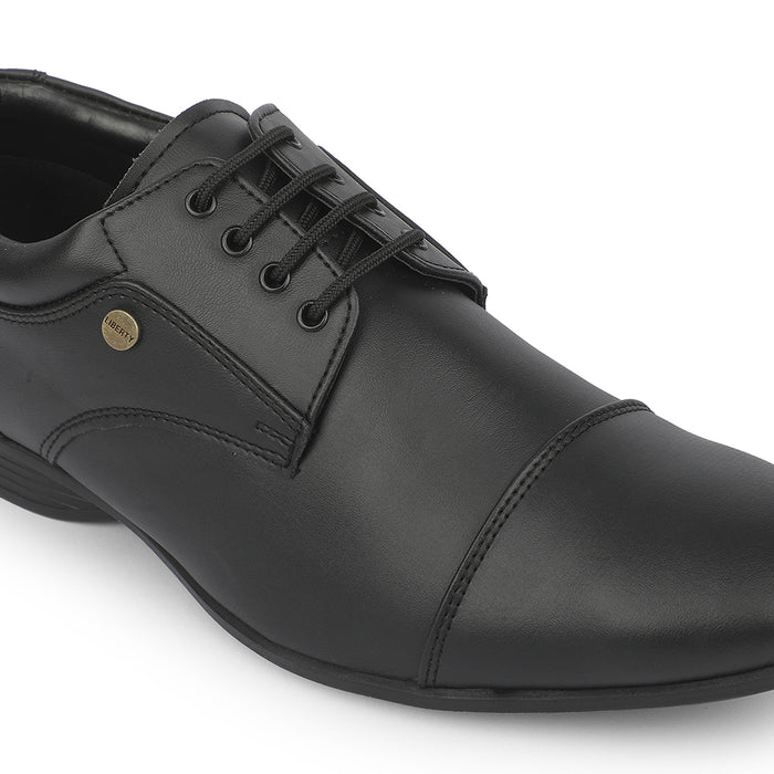 Healers STRMO59E Black Formal Lacing Oxford Shoes for Men by Liberty