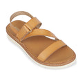 Healers Tan Casual Flat Sandal For Women Zq Hdsn 07 By Liberty