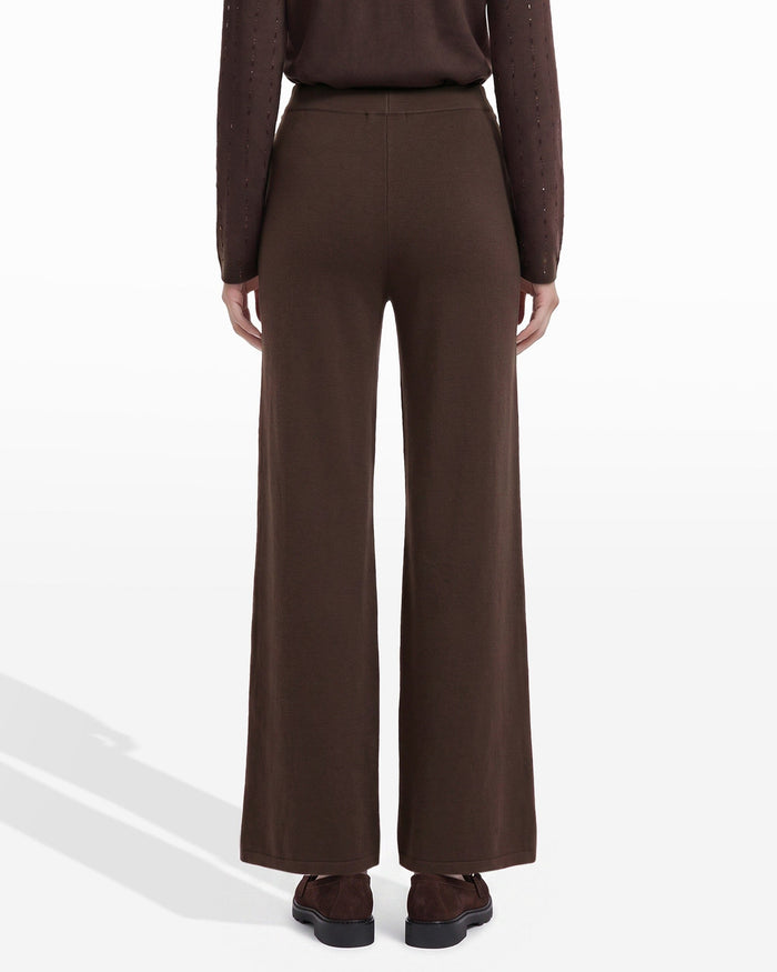 Anne Klein Heat Set Wide Leg Sweater Pant