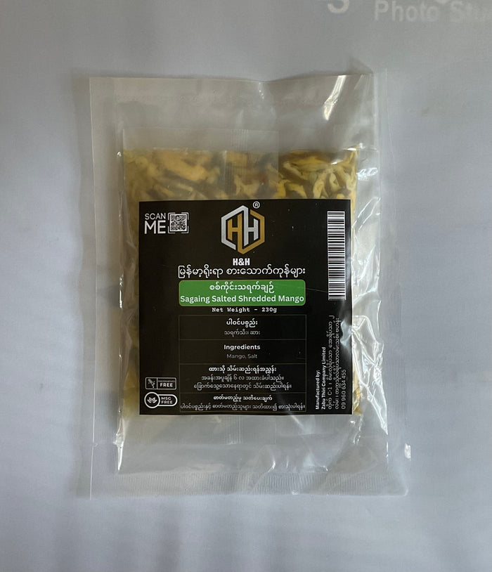 H&H Pickled Sagaing Salted Green Mango (စစ်ကိုင်း သရက်ချဉ်)