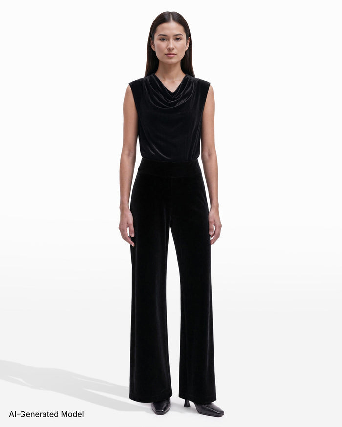 Anne Klein High Rise Wide Leg Pant