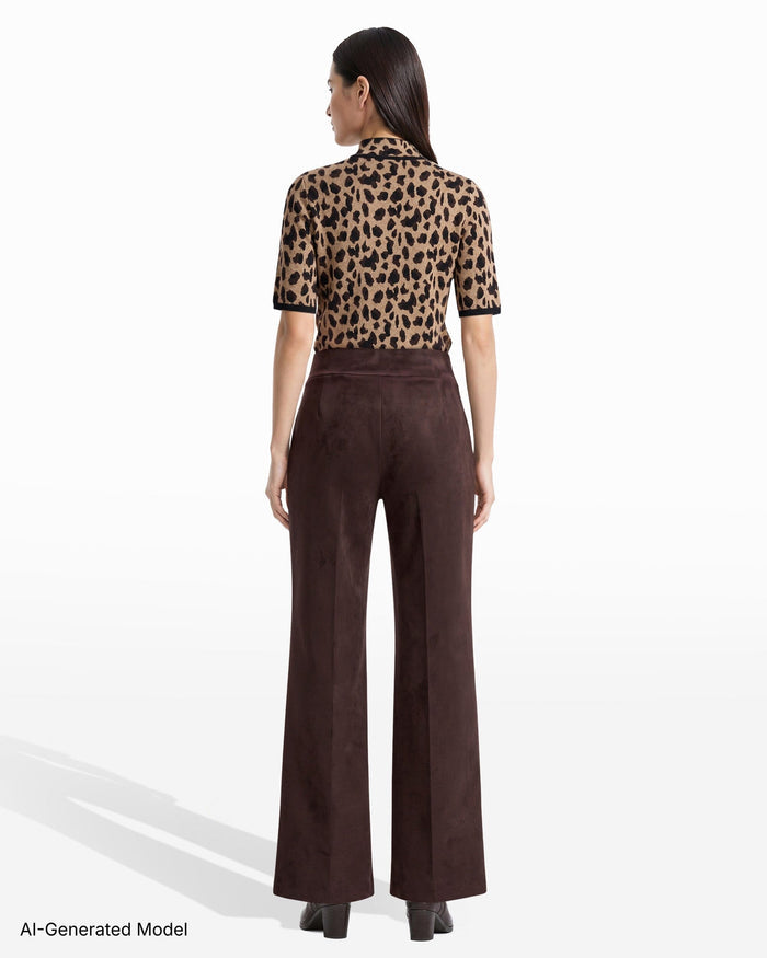 Anne Klein High Rise Wide Leg Pant