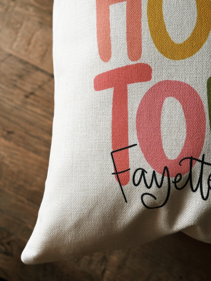 I Love My Hometown -Square Pillow