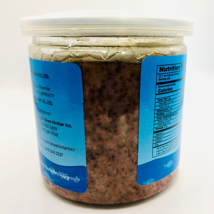 Sein Hintar Special Shrimp Paste (ပုလော လက်နယ်မျှင်ငပိ) - Myanmar Food USA