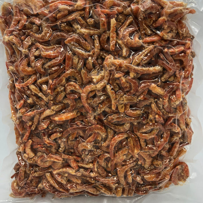 Choice Smoked Golden Dried Shrimp ( ဖျာ ပုံ ရွှေ ပု ဇွန် ကြပ် တင် ခြောက်)