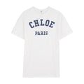 Ivory Appliqué Logo Dress