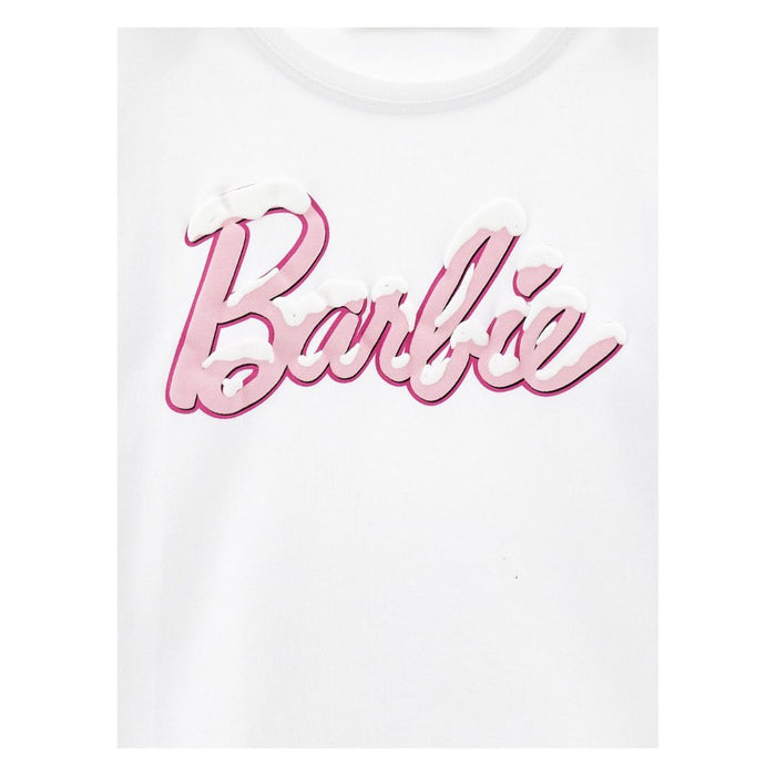Ivory 'Barbie' Logo LS Top
