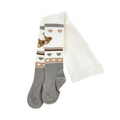 Ivory & Brown Teddy Tights