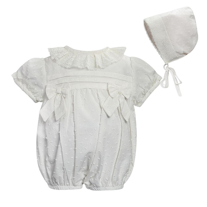 Ivory Bubble & Bonnet