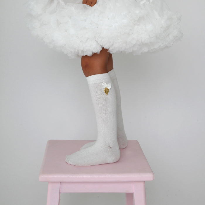 Ivory Charming Socks